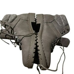 Just fab brown Lace-Up Ankle Boots new never worn size 7.5